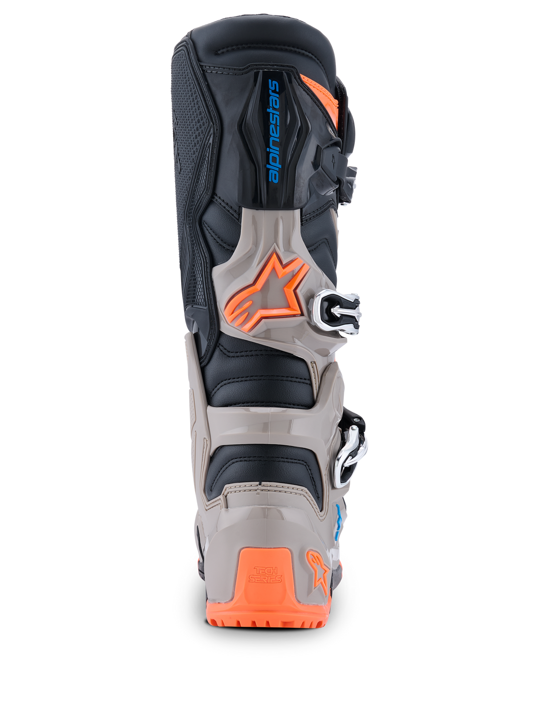 TECH 7 ENDURO BOOTS - BLACK/WARM GRAY/ORANGE FLUOD