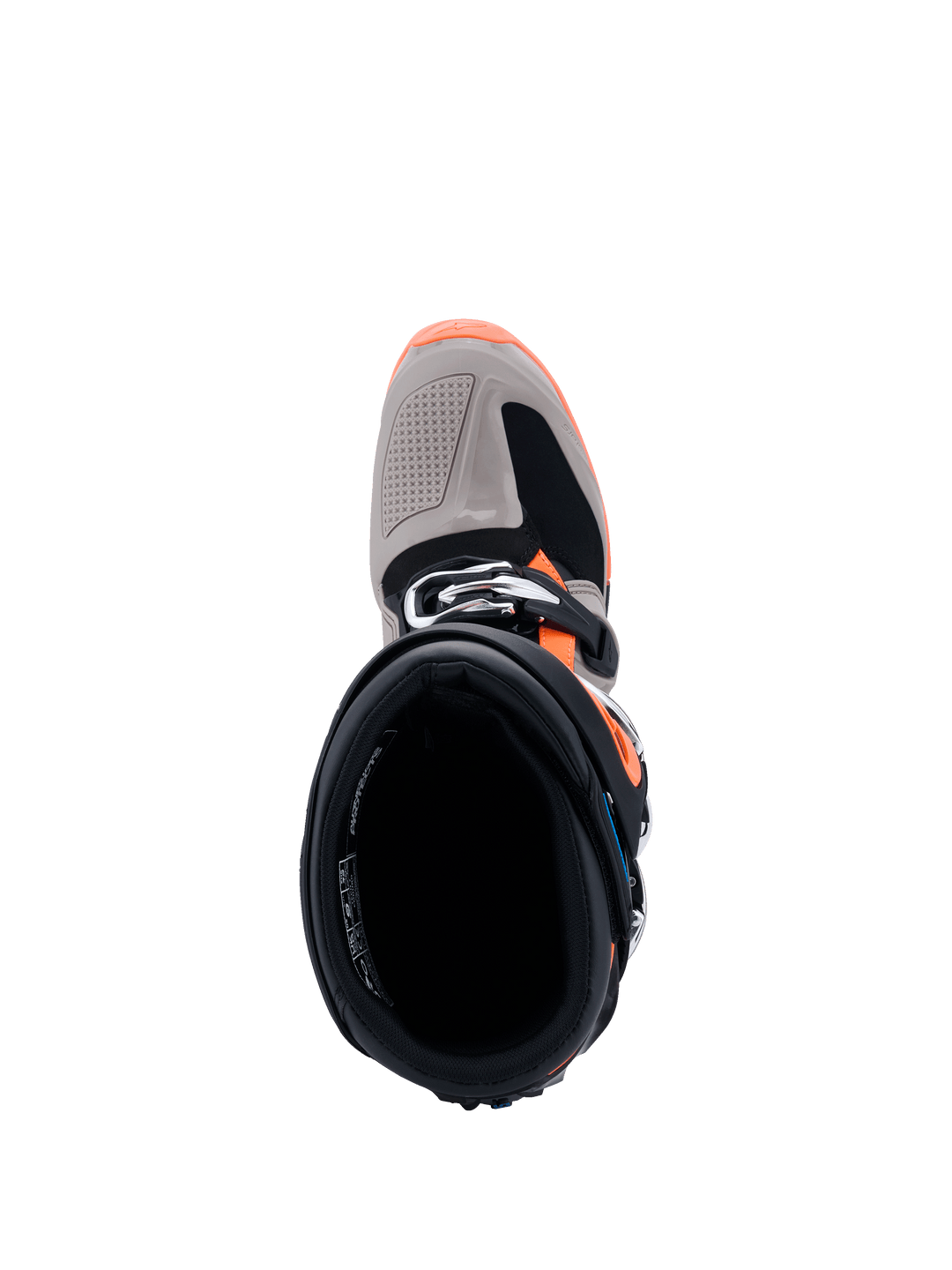 TECH 7 ENDURO BOOTS - BLACK/WARM GRAY/ORANGE FLUOD