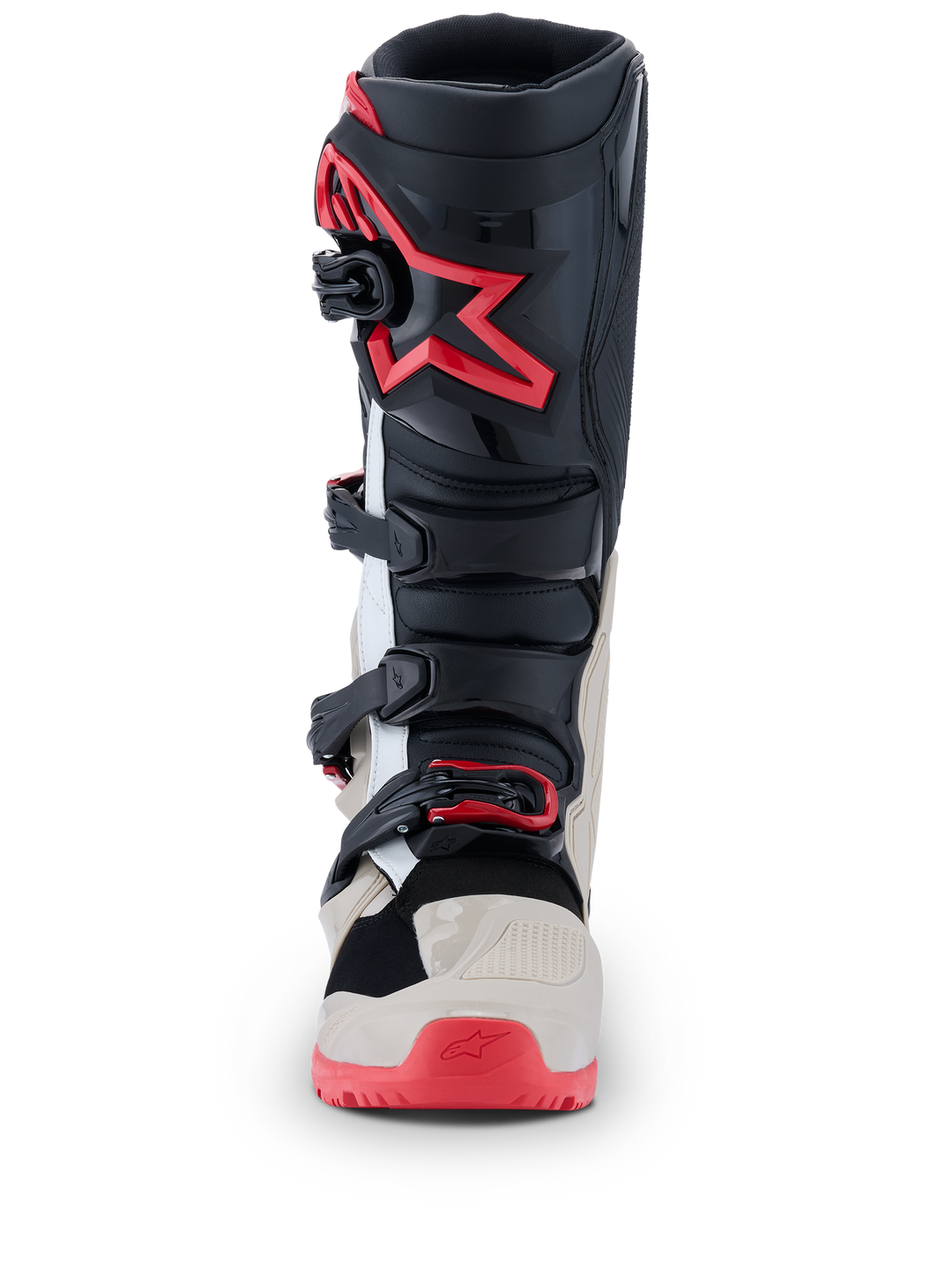 TECH 7 ENDURO BOOTS - BLACK/LIGHT GRAY/BRIGHT RED
