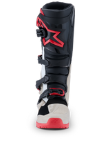 TECH 7 ENDURO BOOTS - BLACK/LIGHT GRAY/BRIGHT RED
