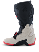 TECH 7 ENDURO BOOTS - BLACK/LIGHT GRAY/BRIGHT RED