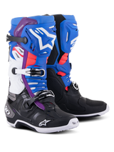 TECH 10 SUPERVENTED BOOTS - BLACK/ENAMEL BLUE/PURPLE/WHITE