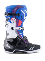 TECH 10 SUPERVENTED BOOTS - BLACK/ENAMEL BLUE/PURPLE/WHITE