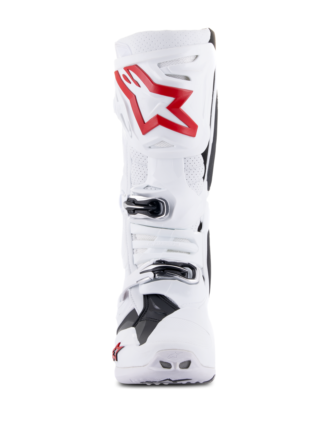 TECH 10 SUPERVENTED BOOTS - WHITE/BRIGHT RED