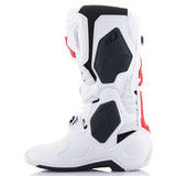 ALPINESTARS TECH 10 SUPERVENTED WHITE BRIGHT RED BOOTS