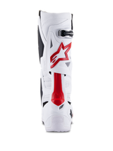 TECH 10 SUPERVENTED BOOTS - WHITE/BRIGHT RED