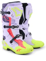 TECH 10 SUPERVENTED BOOTS - PURPLE/YELLOW FLUO/DIVA PINK