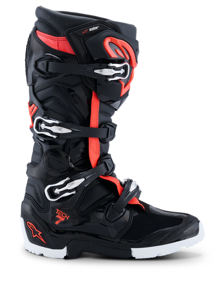 TECH 7 ENDURO DRYSTAR BOOTS - Black/Red FLUO/WHITE Alpinestars motocross kit