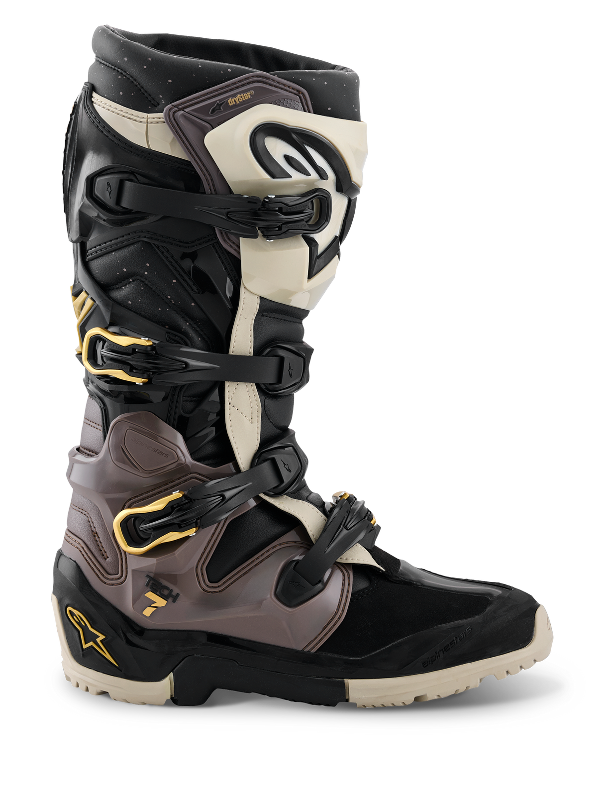 TECH 7 ENDURO DRYSTAR BOOTS - BLACK/DARK GRAY/GOLD Alpinestars motocross kit