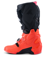TECH 7 BOOTS - BLACK/RED FLUO/PINK FLUO