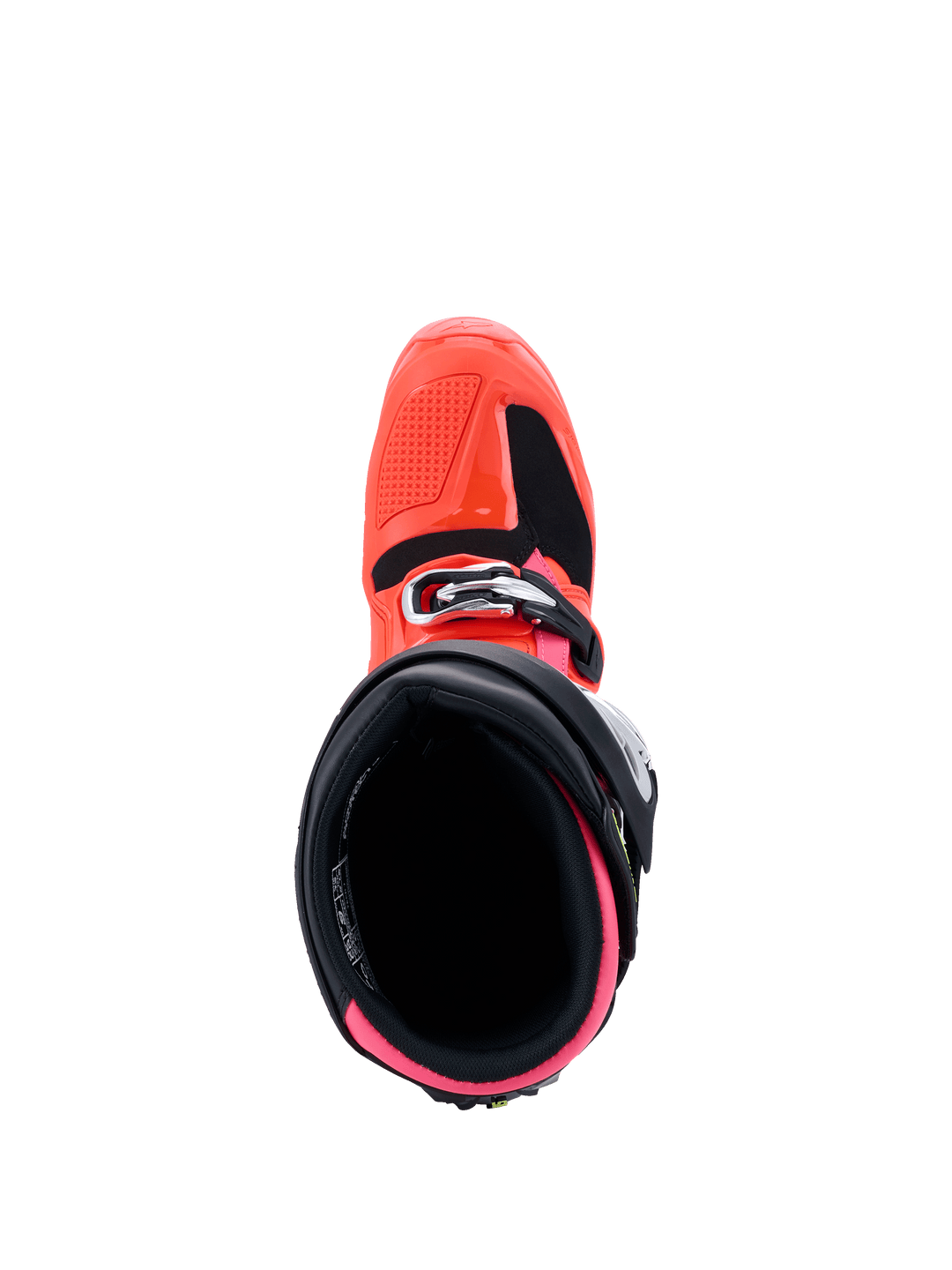 TECH 7 BOOTS - BLACK/RED FLUO/PINK FLUO