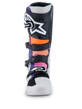 TECH 7 BOOTS - BLACK/LGHT GRY/ORNG FL/MAGENTA