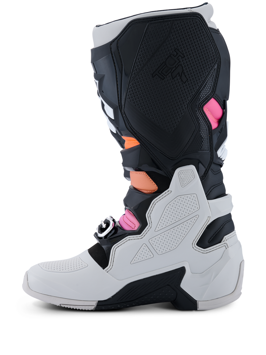 TECH 7 BOOTS - BLACK/LGHT GRY/ORNG FL/MAGENTA