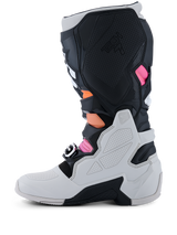 TECH 7 BOOTS - BLACK/LGHT GRY/ORNG FL/MAGENTA