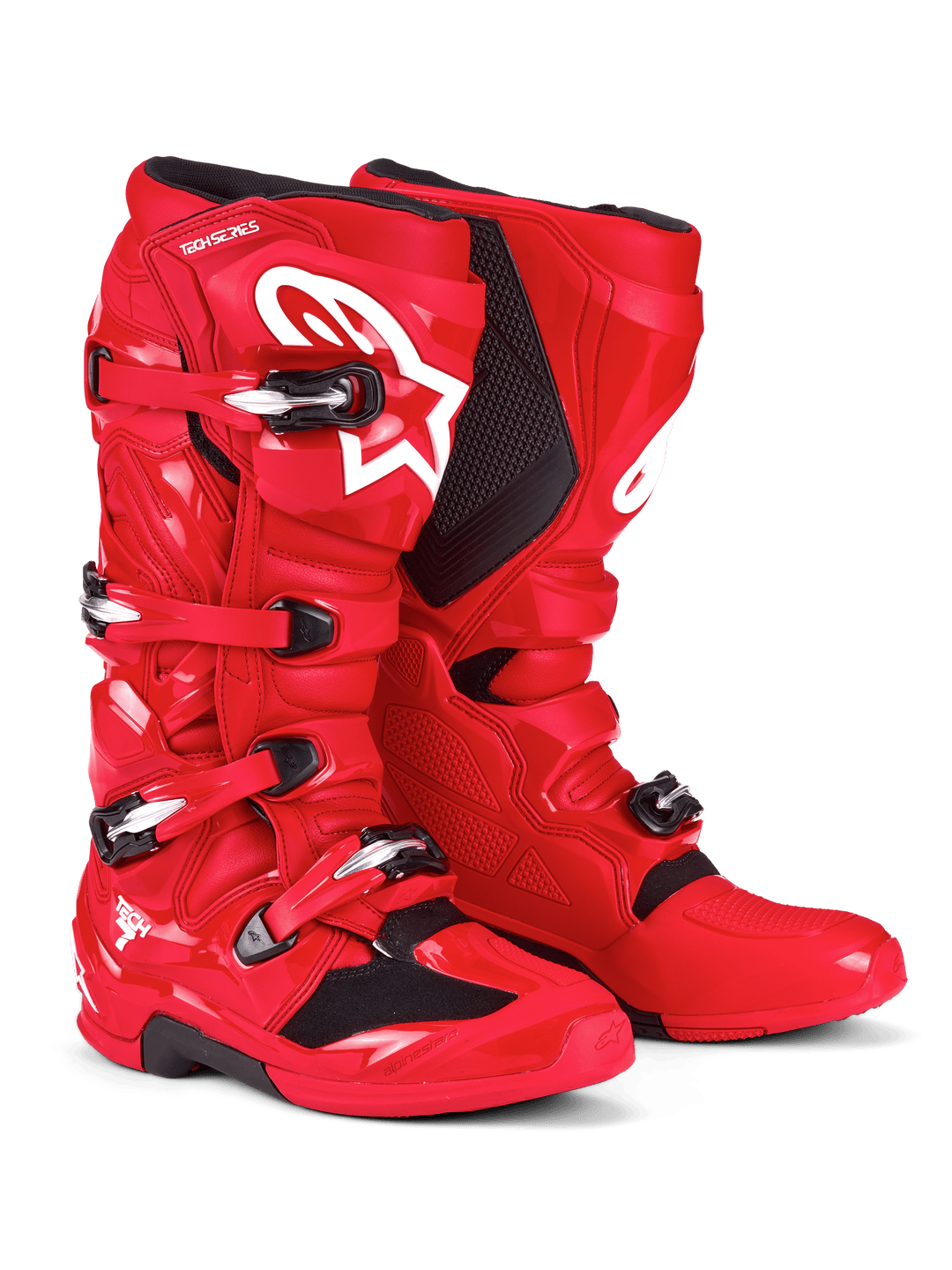 TECH 7 BOOTS - BRIGHT RED