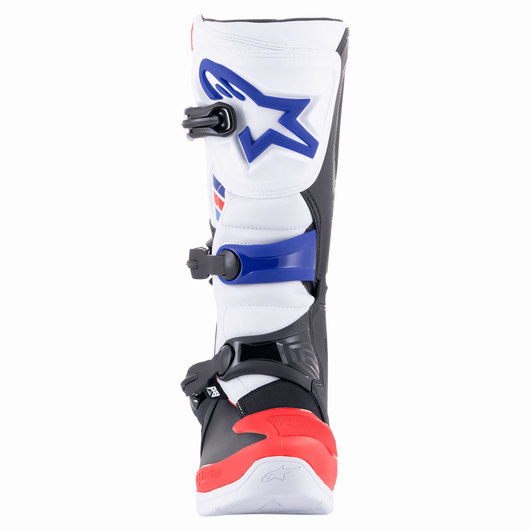 TECH 3 BOOTS - WHITE/BRIGHT RED/DARK BLUE