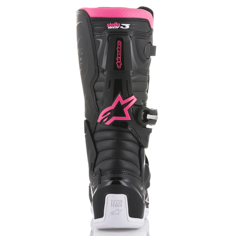 ALPINESTARS STELLA TECH 3 BLACK WHITE PINK BOOTS