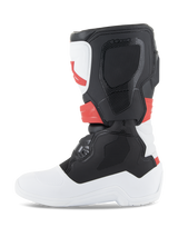 TECH 3S YOUTH BOOTS - WHITE/BLACK/BRIGHT RED