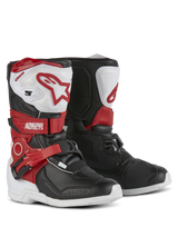 TECH 3S KIDS BOOTS - WHITE/BLACK/BRIGHT RED