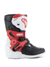 TECH 3S KIDS BOOTS - WHITE/BLACK/BRIGHT RED