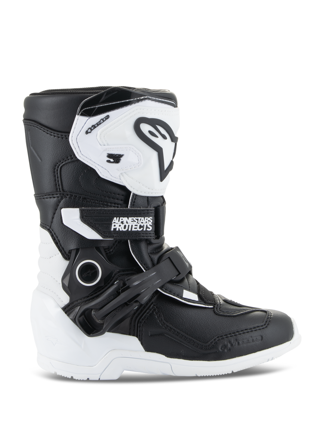 TECH 3S KIDS BOOTS - WHITE/BLACK