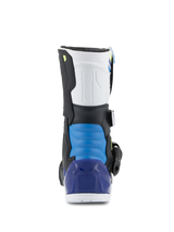 TECH 3S KIDS BOOTS - WHITE/BLACK/ENAMEL BLUE