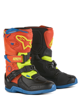 TECH 3S KIDS BOOTS - ORANGE FLUO/ENAMEL BLUE/YEL FL