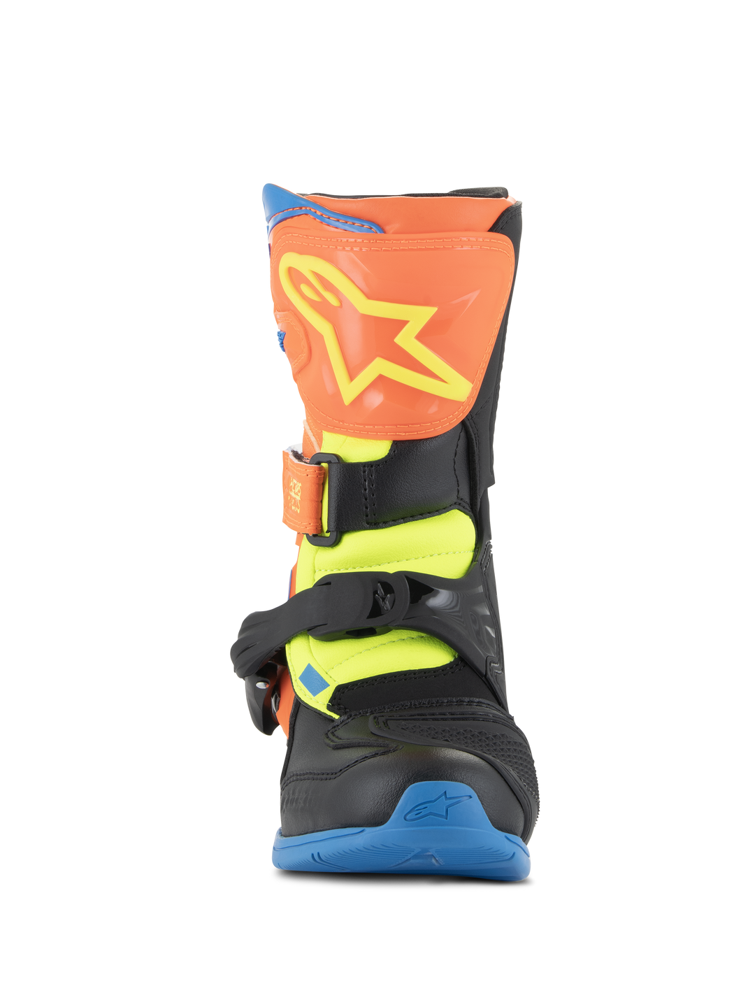 TECH 3S KIDS BOOTS - ORANGE FLUO/ENAMEL BLUE/YEL FL