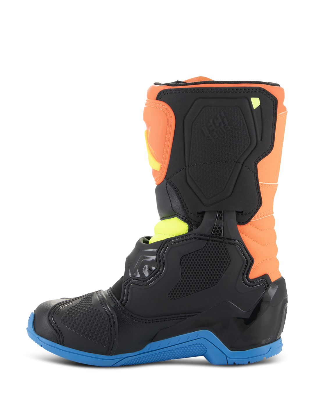 TECH 3S KIDS BOOTS - ORANGE FLUO/ENAMEL BLUE/YEL FL
