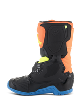 TECH 3S KIDS BOOTS - ORANGE FLUO/ENAMEL BLUE/YEL FL