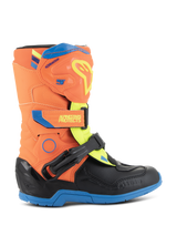 TECH 3S KIDS BOOTS - ORANGE FLUO/ENAMEL BLUE/YEL FL