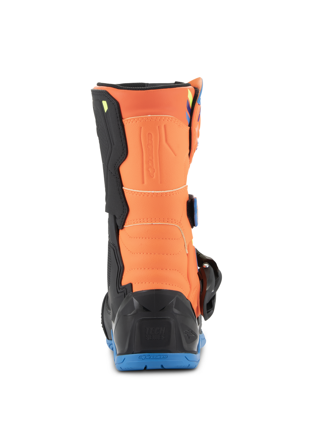 TECH 3S KIDS BOOTS - ORANGE FLUO/ENAMEL BLUE/YEL FL