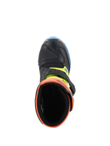 TECH 3S KIDS BOOTS - ORANGE FLUO/ENAMEL BLUE/YEL FL