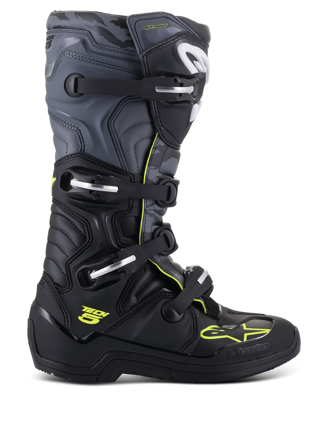 TECH 5 BOOTS - BLACK/COOL GRAY/YELLOW FLUO