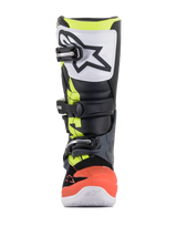 TECH 7 S  BOOTS - DARK GRAY/RED FLUO/YELLOW FLUO
