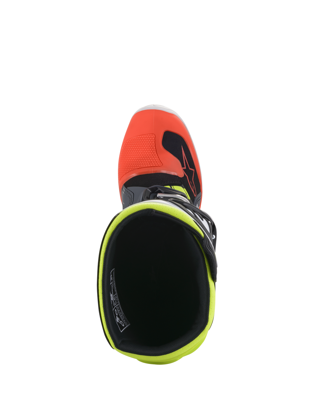 TECH 7 S  BOOTS - DARK GRAY/RED FLUO/YELLOW FLUO