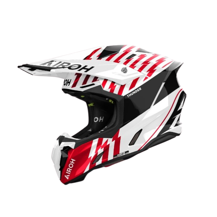 Airoh Twist 3 Thunder Red Gloss MX Adult Helmet