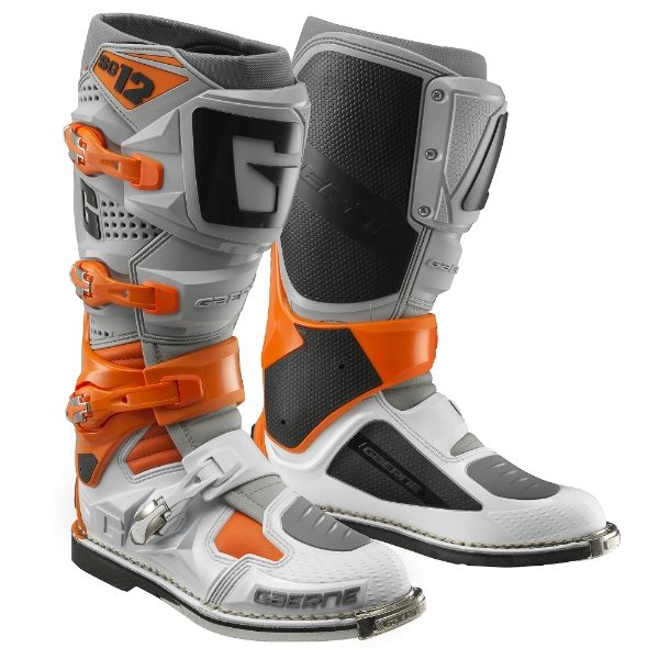 GAERNE SG12 ORANGE/GREY/WHITE BOOTS