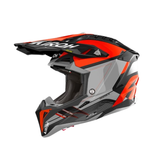 Airoh Aviator 3 Saber Orange Gloss MX Adult Helmet 22:06