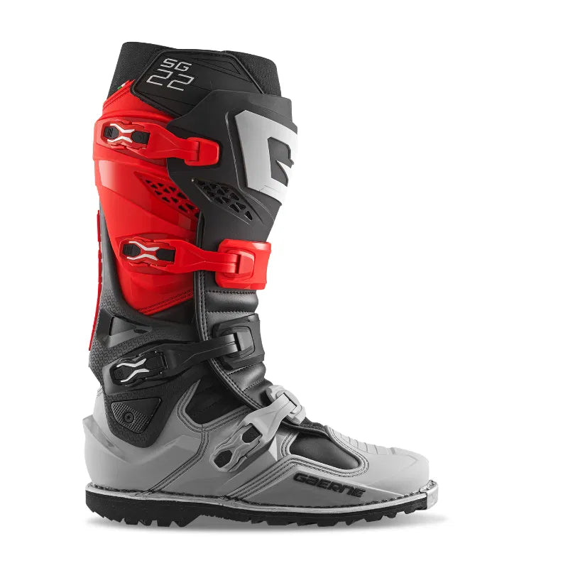 Gaerne SG22 Gore-Tex Enduro Red/Black/Grey Limited Edition Boots