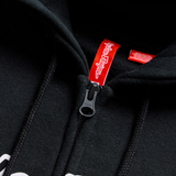 Zip Up Hoodie Signature - Black
