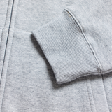 Zip Up Hoodie Signature - Gray Heather/Red