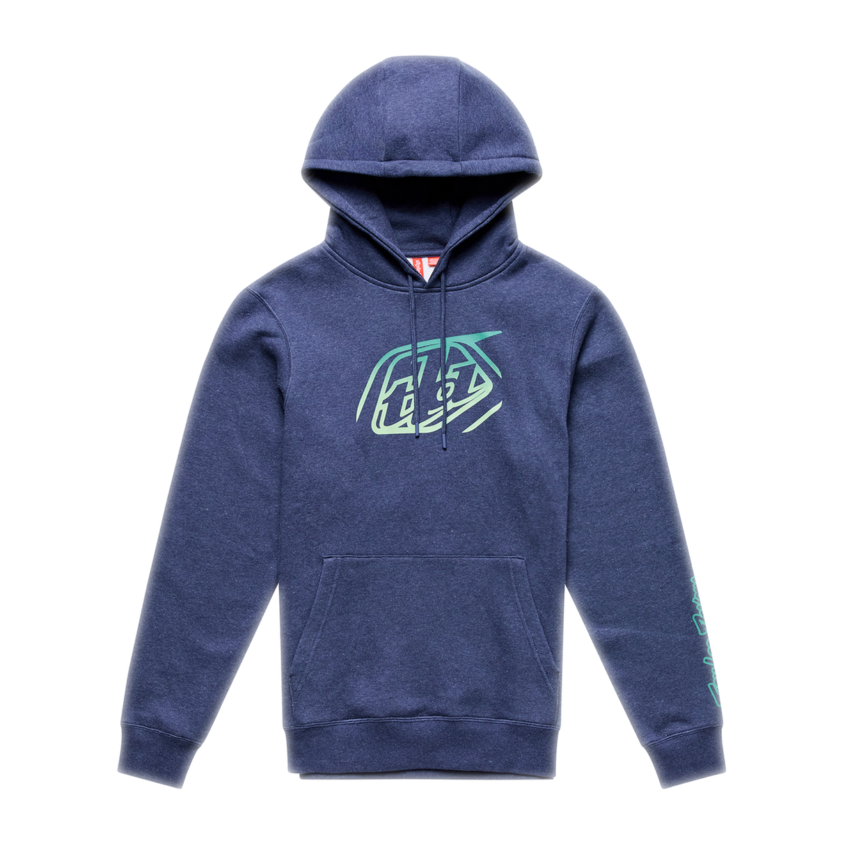 Pullover Hoodie Badge - Navy Heather
