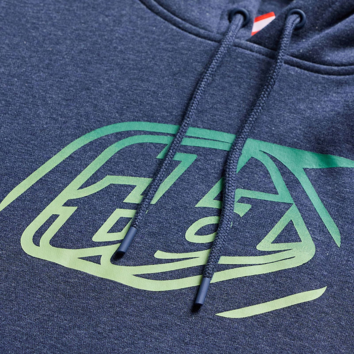 Pullover Hoodie Badge - Navy Heather