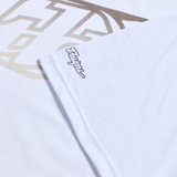Short Sleeve Tee Badge - White