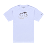 Short Sleeve Tee Badge - White