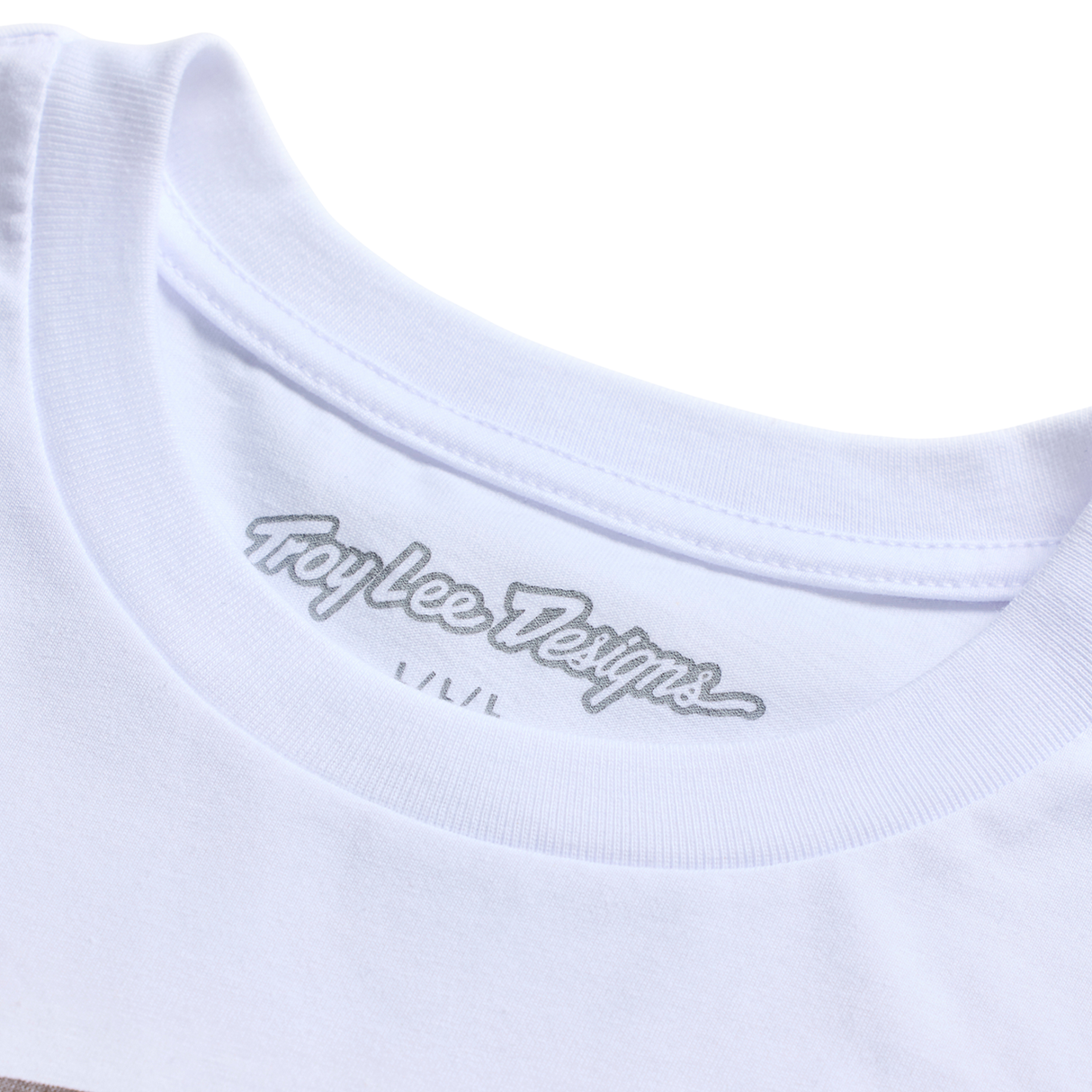 Short Sleeve Tee Badge - White