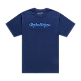 Short Sleeve Tee Signature - Navy/Aero Blue