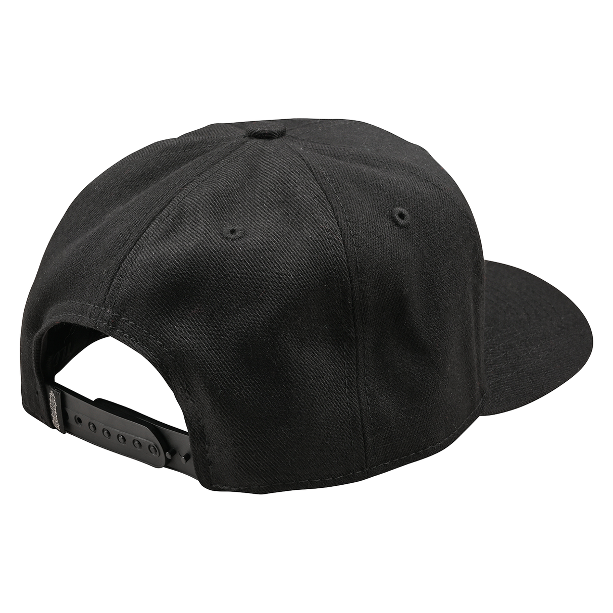 Curved Snapback Hat Badge - Black