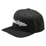 Curved Snapback Hat Signature - Black